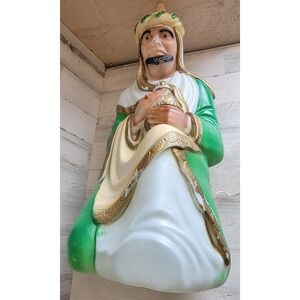 Empire vintage green three kingsman Xmas lawn decor nativity scene home